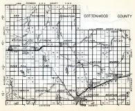 Cottonwood County, Ann, Highwater, Germantown, Westbrook, Storden, Amboy, Delton, Selma, Minnesota State Atlas 1954